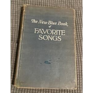 Vintage 1941 The New Blue Book of Favorite Songs Hall & McCreary Co.